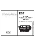 Pyle PCO860 User Manual предпросмотр