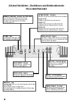 Предварительный просмотр 4 страницы Pyle PDA 3000 Owner'S Manual