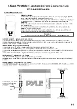 Предварительный просмотр 11 страницы Pyle PDA 3000 Owner'S Manual