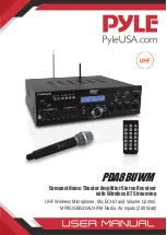 Pyle PDA8BUWM User Manual preview