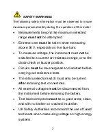 Preview for 2 page of Pyle PDMT25 Operating Instructions Manual