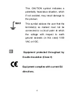 Preview for 4 page of Pyle PDMT25 Operating Instructions Manual