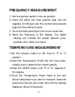 Preview for 17 page of Pyle PDMT25 Operating Instructions Manual