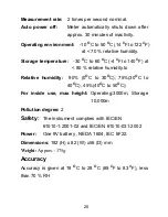 Preview for 20 page of Pyle PDMT25 Operating Instructions Manual