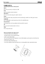 Preview for 8 page of Pyle PDV156BK Operating Instructions Manual