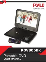 Preview for 1 page of Pyle PDV905BK User Manual