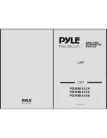 Pyle PDWM 4520 Manual preview