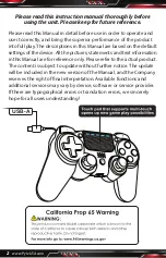 Preview for 2 page of Pyle PGMC1PS4 User Manual