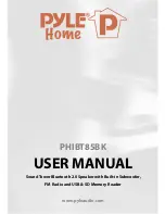 Pyle PHIBT85BK User Manual предпросмотр