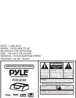 Preview for 1 page of Pyle PICDLD82I Operating Instructions Manual