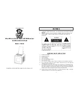 Pyle PICL34 Manual preview