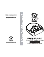 Pyle PICL90PAD Manual preview