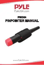 Pyle PINPOINTER Manual preview