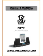 Preview for 1 page of Pyle PIP711 Owner'S Manual