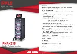 Pyle PKRK215 User Manual preview