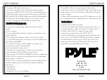 Предварительный просмотр 4 страницы Pyle PKRK8 User Manual