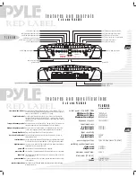 Предварительный просмотр 8 страницы Pyle PLA2180 User Manual