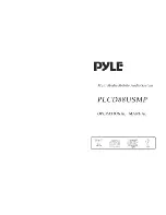 Pyle PLCD88USMP Operational Manual предпросмотр