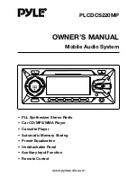 Preview for 1 page of Pyle PLCDCS220MP Owner'S Manual