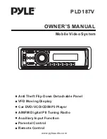 Pyle PLD187V Owner'S Manual preview