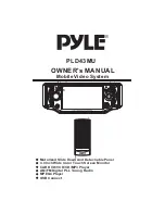 Pyle PLD43MU Owner'S Manual preview