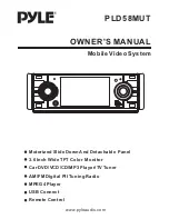 Preview for 1 page of Pyle PLD58MUT Owner'S Manual