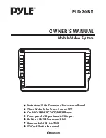 Preview for 1 page of Pyle PLD70BT Owner'S Manual