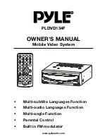 Preview for 1 page of Pyle PLDVD134F Owner'S Manual