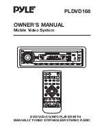 Preview for 1 page of Pyle PLDVD168 Owner'S Manual