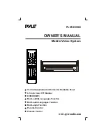 Preview for 1 page of Pyle PLDVD65IN Owner'S Manual