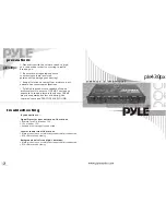 Preview for 1 page of Pyle PLE430PX Owner'S Manual