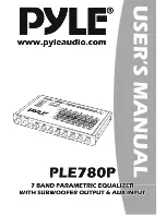 Preview for 1 page of Pyle PLE780P Manual