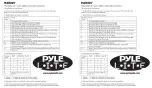 Preview for 1 page of Pyle PLED4U7 Supplementary Manual