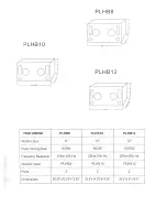 Предварительный просмотр 1 страницы Pyle PLHB10 Specifications