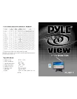 Pyle PLHR7T User Manual preview