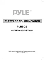 Pyle PLHSG6 Operating Instructions Manual предпросмотр