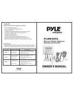 Pyle PLMR20PA Manual preview