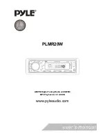 Pyle PLMR20W User Manual preview