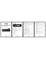 Pyle PLMR22BT Instruction Manual предпросмотр