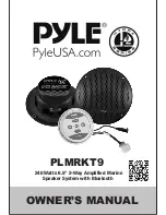 Pyle PLMRKT9 Owner'S Manual preview