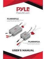 Preview for 1 page of Pyle PLMRMP2A User Manual