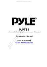 Pyle PLPTS1 Construction Manual preview