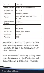 Preview for 4 page of Pyle PLSPOOL14 User Manual