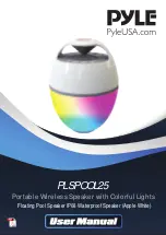 Pyle PLSPOOL25 User Manual предпросмотр