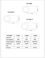 Preview for 5 page of Pyle PLTA8N Specifications