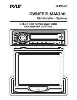 Preview for 1 page of Pyle PLTV64R Owner'S Manual