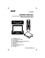 Preview for 1 page of Pyle PLTV65R Owner'S Manual