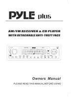 Предварительный просмотр 1 страницы Pyle Plus PLCD71 Owner'S Manual