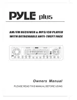 Preview for 1 page of Pyle Plus PLCD72MP Owner'S Manual