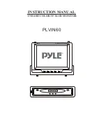 Pyle PLVIN60 Instruction Manual предпросмотр